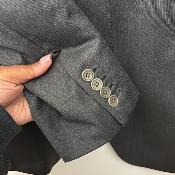 Jos. A. Bank Signature Gold Tailored Fit Wool Blazer 2 Button Sports Coat 46R - Picture 6 of 15